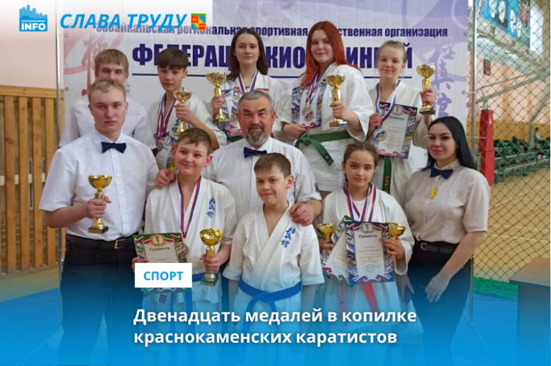Двенадцать медалей в копилке краснокаменских каратистов фото 2