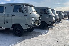 Новые автомобили УАЗ пополнили автопарк медицинских учреждений 14 районов Забайкалья